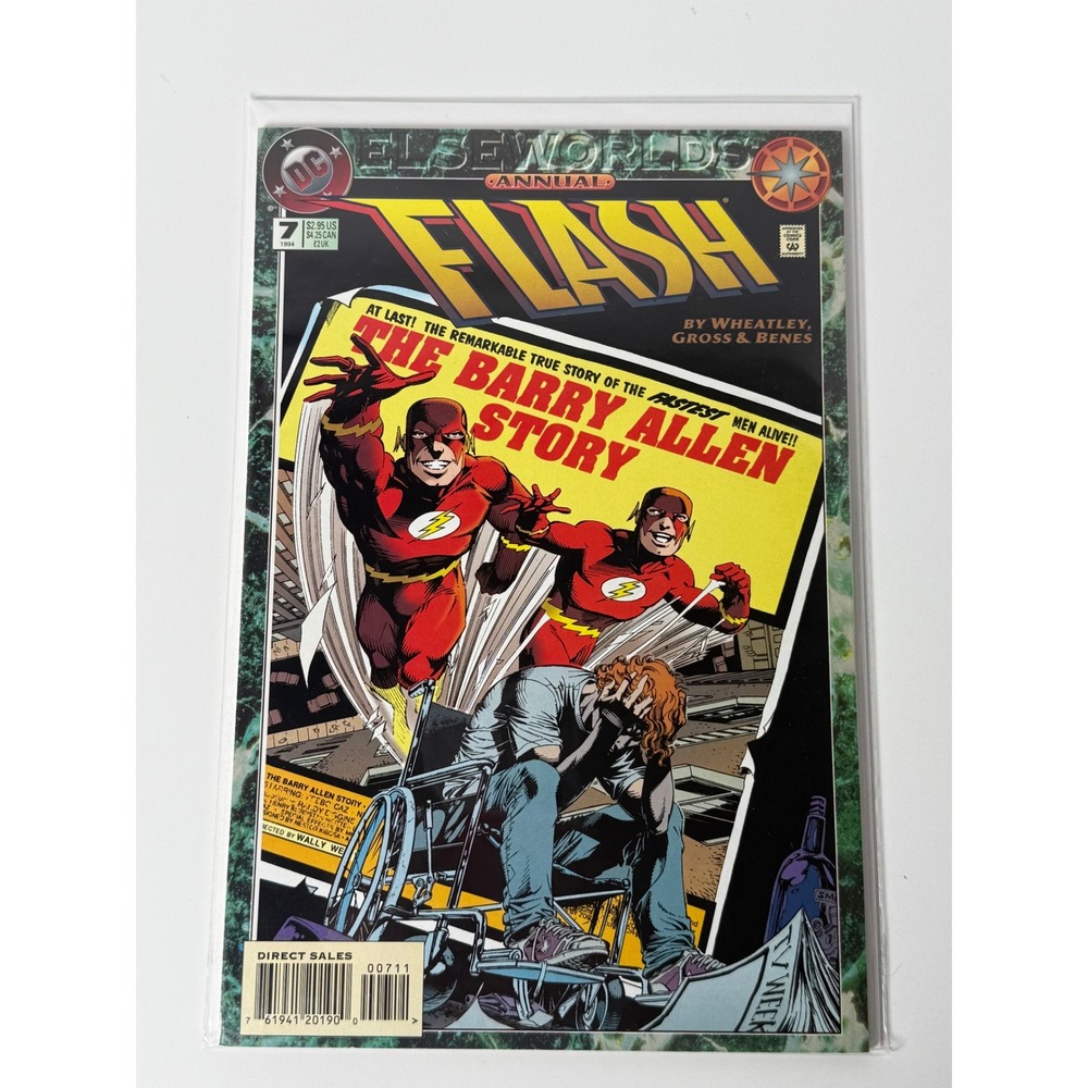 Flash Annual 7 1994 Elseworlds The Barry Allen Story DC Comics Direct Sales